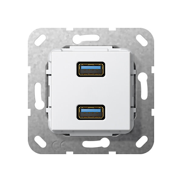 Gira USB 3.0 A 2fach rws Gender Changer 568403